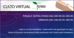 Culto Virtual GEEC